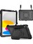 iPad 10.9(2022) Koruyucu Kılıf Kalem Tutuculu Silikon Pc Tablet Kılıfı Döner Saplı Omuz Askılı Kickstand Kapağı- (Yurt Dışından) 1