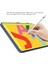 Düşmeye Dayanıklı Kickstand Tasarımı Soğuk Lastik Yüzeyli Pc+Silikon Hibrit Tablet Kılıfı iPad 10.2(2021)/(2020)/(2019)-LACIVERT/LIMON (Yurt Dışından) 2
