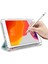 Desen Baskı Üç Katlı Stand Pu Deri Kılıf + Şeffaf Tpu Arka Panel Tablet Kılıfı iPad 10.2(2021)/(2020)/(2019)-MERMER Desen/açık (Yurt Dışından) 2