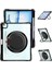 iPad Air 13(2024)/IPAD Pro 12.9(2022)/(2021)/(2020)/(2018)CASE Döner Kickstand Pc+Tpu+Akrilik Tablet Kapağı- (Yurt Dışından) 4