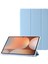Samsung Galaxy Tab S10 Ultra Kılıf Üç Katlı Standlı Deri+Tpu+Akrilik Şeffaf Arkalı Tablet Kılıfı-Bebek Si (Yurt Dışından) 1