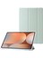 Samsung Galaxy Tab S10 Ultra Kılıf Üç Katlı Standlı Deri+Tpu+Akrilik Şeffaf Arka Tablet Kapak-Açık (Yurt Dışından) 1