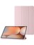 Samsung Galaxy Tab S10 Ultra Kılıf Üç Katlı Standlı Deri+Tpu+Akrilik Şeffaf Arka Tablet Kapağı- (Yurt Dışından) 1