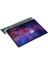 Samsung Galaxy Tab S10 Ultra Kılıf Üç Katlı Standlı Deri+Tpu+Akrilik Şeffaf Arka Tablet Kapağı-Imsı (Yurt Dışından) 2