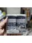 Vintage Washi Tape Bant Siyah Beyaz Yapışkanlı Maskeleme Kağıdı Desenli Bant 10 Lu -Eski Bina Harita 2
