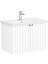 Root Grove 69289 Lavabo Dolabı, Kapaklı, Mat Beyaz, 80 cm 1