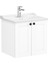 Root Classic 68701 Lavabo Dolabı, Kapaklı, Mat Beyaz, 60 cm 1