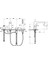 Root Square A42757 Küvet Bataryası, 4 Delikli, Krom 2