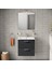 Mia 75102 Banyo Dolabı Seti Çekmeceli 60 cm Antrasit 2
