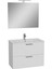 Mia 75024 Banyo Dolabı Seti, Çekmeceli, 80 cm, Parlak Beyaz 1