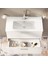 Mia 75024 Banyo Dolabı Seti, Çekmeceli, 80 cm, Parlak Beyaz 4