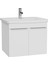 Quadrum 62539 Lavabo Dolabı, Kapaklı, 65 cm, Parlak Beyaz 1