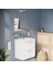 Mia 75021 Banyo Dolabı Seti, Çekmeceli, 60 cm, Parlak Beyaz 2