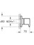 Root Square A4272934 Ankastre Stop Valf, Sıva Üstü, Fırçalı Nikel 2