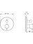 Root Round A4325829 Ankastre Termostatik Banyo Bataryası Soft Bakır 2