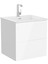 Metropole Pure 67335 Lavabo Dolabı, 2 Çekmeceli, Parlak Beyaz, 60 cm 1