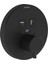 AquaHeat A4271836 Round Ankastre Termostatik Banyo Bataryası, Mat Siyah 1