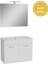 Ardea 67073 Banyo Dolabı Seti Kapaklı 80 cm Parlak Beyaz 2