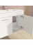 Ardea 67073 Banyo Dolabı Seti Kapaklı 80 cm Parlak Beyaz 3