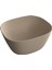 Plural 7811B474-0016 Kare Yüksek Çanak Lavabo, 45 cm, Mat Kil Beji 1