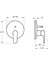 Root Round A4272774 Ankastre Banyo Bataryası, Soft Altın 2