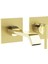 Suit A4278274 Sıva Üstü Ankastre Lavabo Bataryası, Soft Altın 1