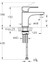 Root Round A4270534 Lavabo Bataryası, Fırçalı Nikel 4