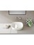 Outline 59994B401-0016 Kare Çanak Lavabo, 48 cm, Mat Beyaz 2