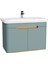 Sento 65872 Lavabo Dolabı, Kapaklı, Mat Fiyord Yeşili,100 cm 1