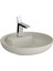 Memoria 5880B420-0563 Yuvarlak Çanak Lavabo, VitrA Clean, 50 cm, Bej 1