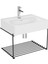 Equal 64082 Lavabo Ünitesi, 60 cm, Raflı, Beyaz 1