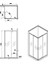 Duş Kabin 65650002261 Sürgülü Köşe, 90x90, Parlak Gümüş Profil 2
