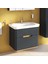 Sento 60836 Lavabo Dolabı, Çift Çekmeceli, 80 cm, Mat Antrasit 2
