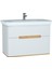 Sento 60826 Lavabo Dolabı, Çift Çekmeceli, 100 cm, Mat Beyaz 1