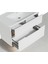Sento 60826 Lavabo Dolabı, Çift Çekmeceli, 100 cm, Mat Beyaz 2