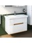 Sento 60826 Lavabo Dolabı, Çift Çekmeceli, 100 cm, Mat Beyaz 3