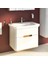 Sento 60824 Lavabo Dolabı, Çift Çekmeceli, 80 cm, Mat Beyaz 3