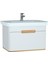 Sento 60813 Lavabo Dolabı, Tek Çekmeceli, 80 cm, Mat Beyaz 1