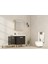 Sento 60809 Lavabo Dolabı, Kapaklı, 80 cm, Mat Antrasit 3