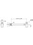Liquid A45124 Uzun Lavabo Sifonu, T Tipi, Krom 4