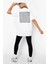 Karede Sevgi Beyaz Kısa Kollu Ön ve Arka Baskılı Oversize Kadın T-Shirt 1