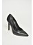 T676192009 Siyah İnce Topuklu Kadın Stiletto 5