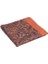 Kiremit Beyaz Şal Motif Desen Kravat Mendil Set 3