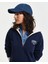 Kadın Lacivert Loose Fit Yarım Fermuarlı Logolu Sweatshirt 4201243.409 3