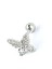 Zirkon Taş Detaylı Kelebek Figürlü 925AYAR Gümüş Tragus Helix Kikirdak Piercing 2
