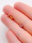 Cerrahi Çelik Piercing Zirkon Taşlı Minimal Kelebek Figürlü Kıkırdak Helix Tragus PIERCING(1ADET) 2