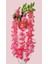 Tekno Trust Yapay Çiçek Kiremit Renk Saksıda Soft Pembe Akasya Sarkıtı 5 Kök 70-80cm 2