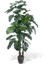 Yapay Monstera Çiçek, 135cm, 54 Yaprak, Siyah Saksı, Canlı ve Şık Dekoratif Bitki 3