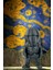 Dekoratif Savaşçı Heykel, Siyah Betondan, 90x150 cm, Şık ve Modern Tasarım 3