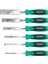 Ahşap Keski Seti 6 Parça Paslanmaz Çelik Set 6, 10, 12, 18, 25, 32MM 1